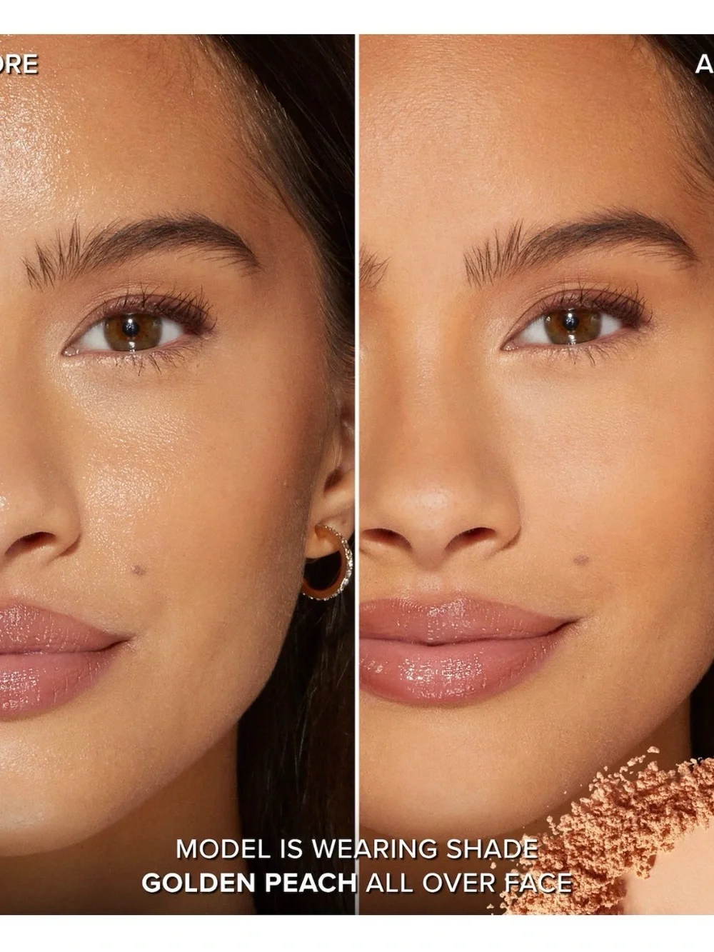 Too Faced Peach blurring loose peach Powder - golden peach Shade